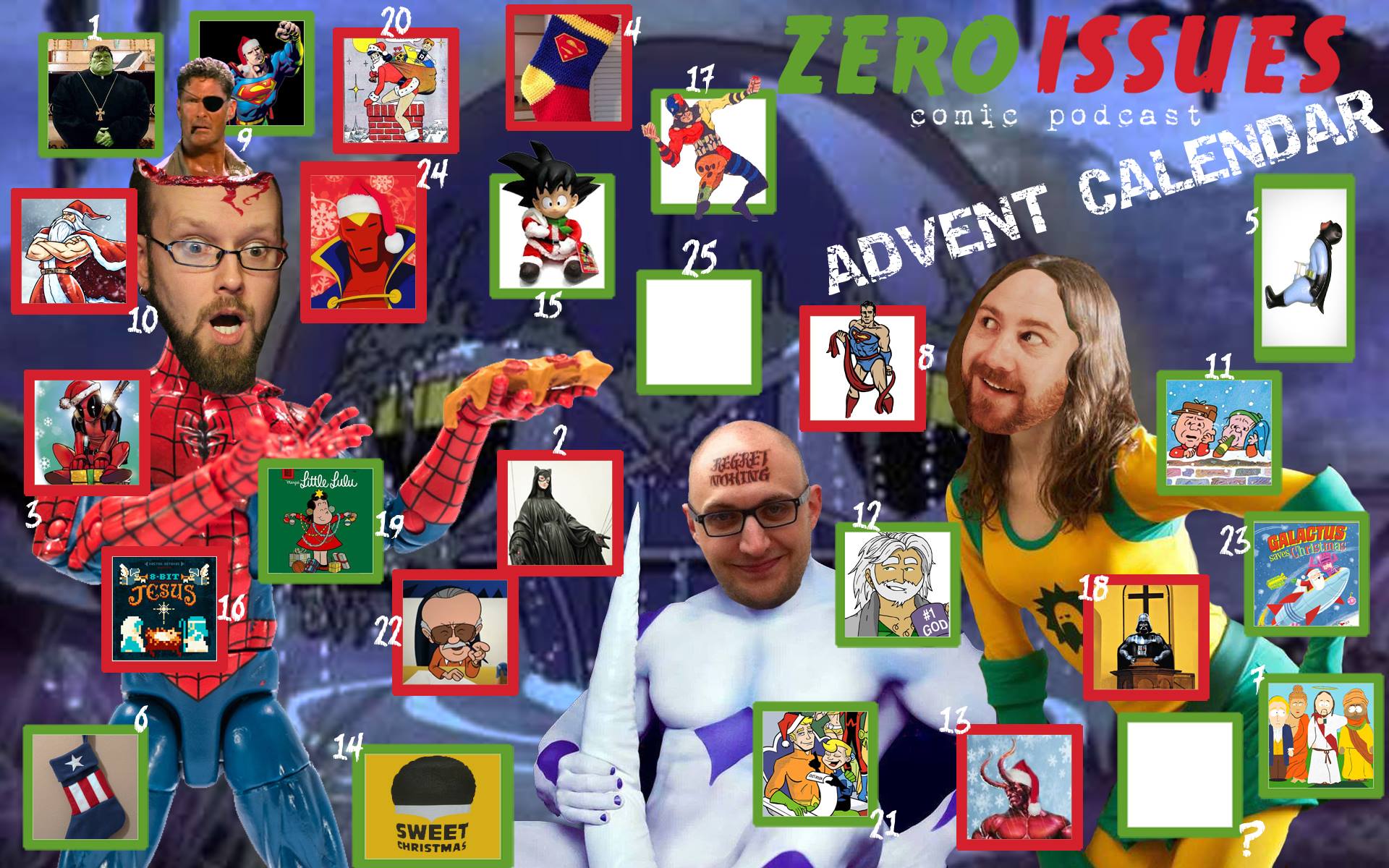 Advent Calendar 24 Secret Santa Zero Issues Comic Podcast